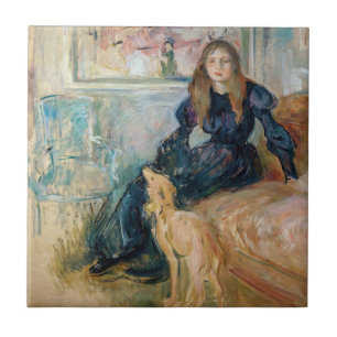 Carreau Berthe Morisot - Julie et son lévrier Laerte