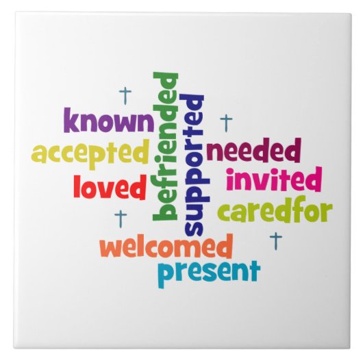 Carreau Besoins spéciaux Word Cloud (Devant)