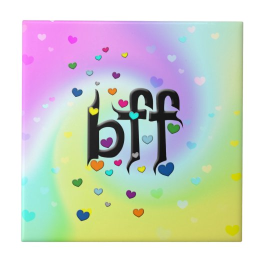 Carreau bff ~ coeurs (Devant)