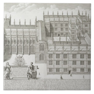 Carreau Bibliothèque de Bodleian, Oxford, de 'Oxonia