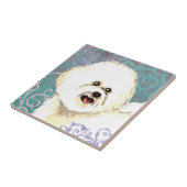 Carreau Bichon élégant Frise (Côté)