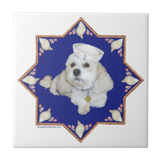 Carreau Bichon Frise Nautique (Devant)