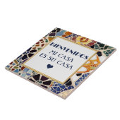 Carreau Bienvenidos Mi Casa Es Su Casa Faux Mosaic Gaudi (Côté)