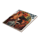Carreau Bière de la Meuse par Alphonse Mucha (Côté)