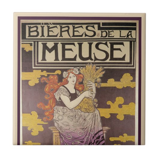Carreau Biere de la Meuse par Marc Auguste Bastard (Devant)