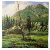 Carreau Bierstadt - Sierra Nevada Mountains, (Devant)