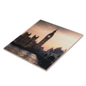 Carreau Big Ben by River Thames à Londres (Côté)