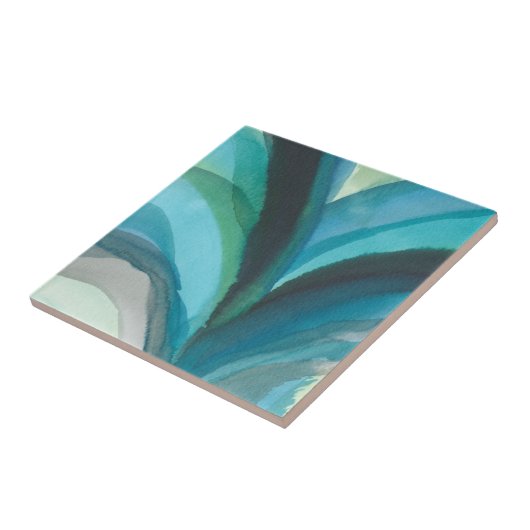 Carreau Big Blue Leaf I (Côté)