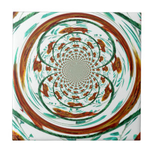 Carreau Big Cat Lions Motif Abstrait de la faune
