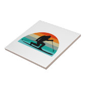 Carreau Bigfoot Telemark Ski Arc-en-ciel (Côté)