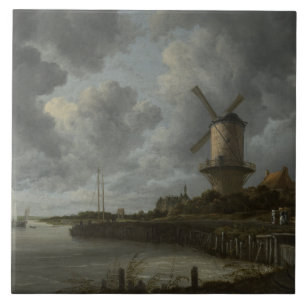 Carreau Bij néerlandais Duustede, Ruisdael de Wijk de