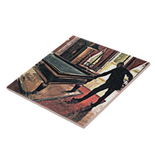 Carreau Billard - Caillebotte, 1876, (Côté)