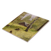 Carreau Birch Trees in the Swedish Countryside (Jansson) (Côté)