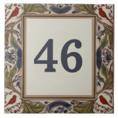 Carreau Bird Custom House Numéro Signal Plaque Plaque (Devant)