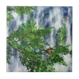 Carreau Birdsnest Falls Carrelage décoratif / Trivet