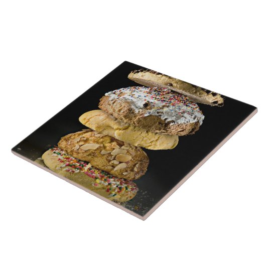 Carreau Biscuits dans une pile (Côté)