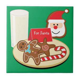 Carreau Biscuits pour la tuile de Père Noël