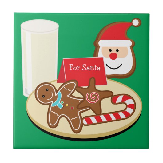 Carreau Biscuits pour la tuile de Père Noël (Devant)