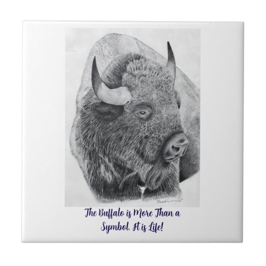 Carreau Bison d'Amérique (Devant)