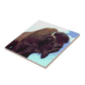 Carreau Bison Pop Art (Côté)