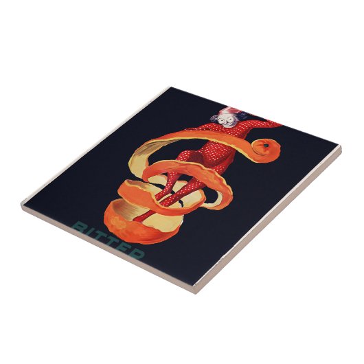 Carreau Bitter Campari par Cappiello (Côté)