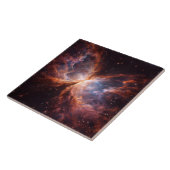 Carreau Black 4 Luxe Tile with Butterfly Nebula (Côté)