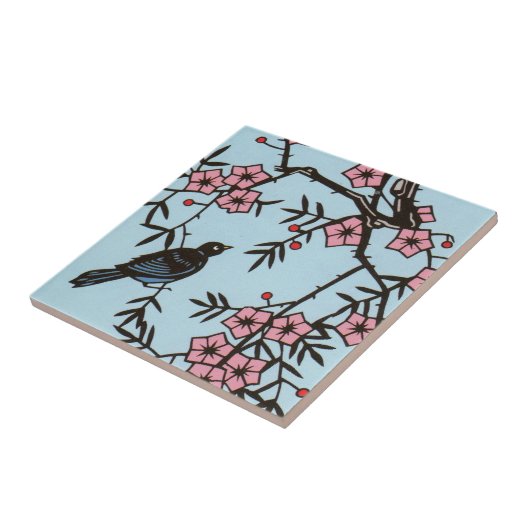 Carreau Black Bird Cherry (Côté)