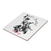 Carreau Black Cat Biker Babe Thunder_Cove (Côté)