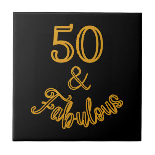 Carreau Black et Gold 50 et Fabulous