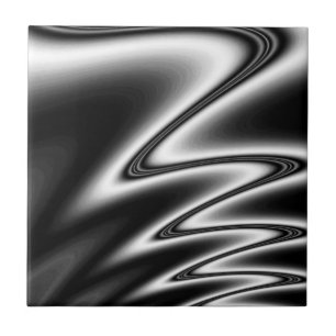 Carreau Black et White Wiggle