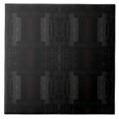 Carreau Black Geometric Pattern – Modern Minimalist Design (Devant)