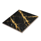 Carreau Black Gold Marble Luxe Pattern (Côté)