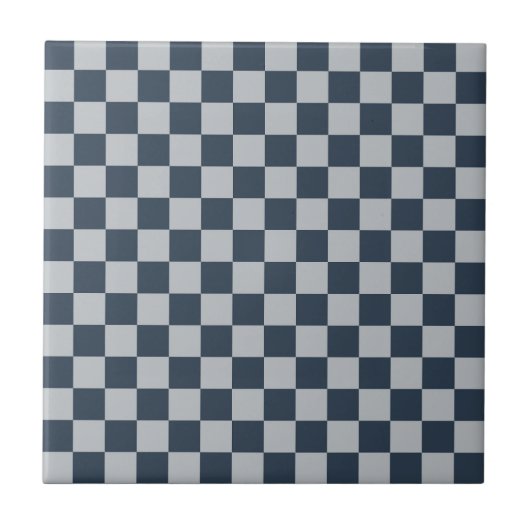 Carreau Black ice checkered board pattern (Devant)