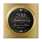 Carreau Black & Parties scintillant 50e anniversaire de Ma (Devant)