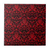 CARREAU BLACK-RED-SWIRLY (Devant)