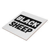 Carreau Black Sheep Bold Distressed Rebel Streetwear Art (Côté)
