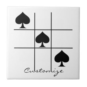Carreau Black Spades Tic Tac Toe Thunder_Cove