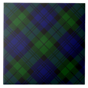 Carreau Black Watch Tartan bleu vert Plaid