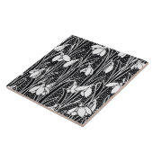 Carreau Black & White Snowdrop Pattern  (Côté)