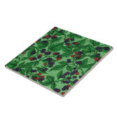 Carreau Blackberry en vert (Côté)