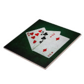 Carreau Blackjack 21 point - Dix, Neuf, Deux (Côté)