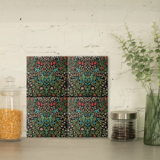 Carreau Blackthorn Motif Fleur sauvage William Morris