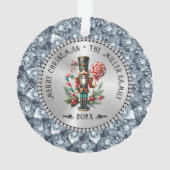 Carreau blanc argenté Noisette de Noël (dos)