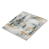 Carreau Blanc et doré Noël cosy (Côté)