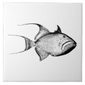 Carreau Blanc hawaïen d'impression de déclencheur (Devant)