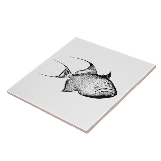 Carreau Blanc hawaïen d'impression de déclencheur (Côté)