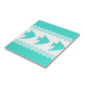 Carreau Blancs turquoise (Côté)