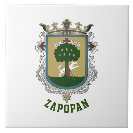 Carreau Blason de Zapopan - Mexique (Devant)