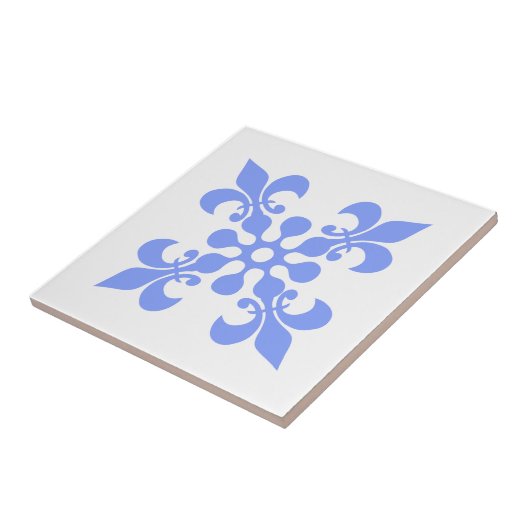 Carreau Bleu Abstract (Côté)