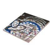 Carreau Bleu abstrait, rouge et blanc de mur de briques de (Côté)